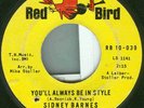 SIDNEY BARNES- You'll Always Be In Style RED BIRD Recor