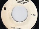 METALLICA / BOB MARLEY 7inch Malaysia white label promo