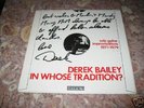 derek bailey  :  in whose tradition?