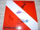 Signed Vintage Van Halen Diver Down LP Album x 4 w COA