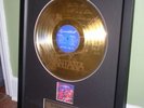 Santana: Framed Supernational 24 Ct. Gold Record,Ltd Ed