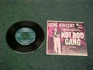 RECORD-EP 45 RPM-GENE VINCENT-HOT ROD GANG-USA-COVER-VG