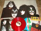 Kiss Dynasty Lp German RED VINYL with MINT poster +more