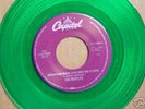 BEATLE GREEN VINYL 45 NORWEGIAN WOOD AS NEW