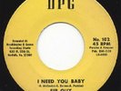 FUNK Sir Guy I Need You Baby 45 on DPG late 60's NM