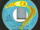 LITTLE EDDIE TAYLOR  -  I Had A Good Time   - PEACOCK