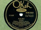Okeh 41486 LOUIS ARMSTRONG ORCH Shine/Gigolo 1931 E/E-