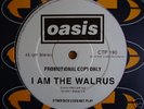 OASIS ‘I AM THE WALRUS’ INCREDIDBLY RARE 12” PROMO