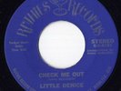 bay area funk 45 LITTLE DENICE : Check Me Out / Ruthies