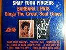 BARBARA LEWIS SNAP YR FINGERS STONE MINT ORIG STEREO LP