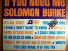 SOLOMON BURKE IF U NEED ME INSANELY RARE ORIG STEREO LP