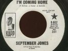 Northern Soul 45-September Jones-I'm Coming Home-Kapp