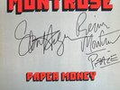 MONTROSE *AUTOGRAPHED Paper Money LP* SAMMY HAGAR