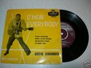 EDDIE COCHRAN C'MON EVERYBODY EP (RARE YELLOW  SLEEVE)