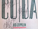 LED ZEPPELIN *AUTOGRAPHED Coda LP BY 3* ROBERT PLANT