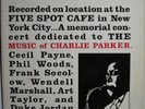 CECIL PAYNE Night At The Five Spot SIGNAL Phil Woods NM