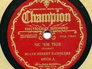 1931 Gennett on CHAMPION 40070 Sic' Em Tige  ROY PALMER