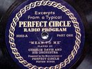 CHARLIE DAVIS and His Orchestra  RADIO TRANSCRIPTION E-