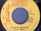 JACOB MILLER 45 TOO MUCH IMITATOR RARE ARAB REC. LISTEN
