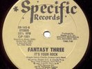Rare Rap Old School  Fantasy Three - It's Your Rock 12