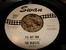 RARE BEATLES 45 SWAN PROMO ONE SIDED  NEAR MINT