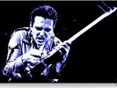 Joe Strummer Playing Fender Telecaster POP ART PAINTING