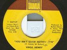 VIRGIL HENRY You Aint Sayin Nothin New TAMLA Records