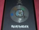 IRON MAIDEN SIGNED RECORD PRESENTATION COA