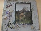 LED ZEPPELIN group autographed signed ALBUM / LP w/COA