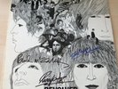 THE BEATLES group autographed signed ALBUM / LP w/COA