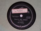 ELVIS PRESLEY That's All Right  RCA 6380 78 RPM 1956