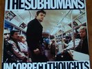 SUBHUMANS - INCORRECT THOUGHTS - Insert  1980 - 12