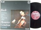 GENDRON Bach Solo Cello Suites PHILIPS STEREO 3 LPs