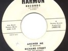 Richard Street on HARMON, 45 RPM, SOUL