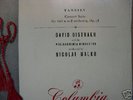 Oistrakh RAREST recording TANEIEV Malko Columbia FIRST