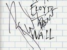 PINK FLOYD WALL COVER ART PICTURE FULLY SIGNED W/COA