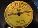 Sun 274 78 rpm: Carl Perkins