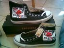 my chemical romance converse boots/shoes