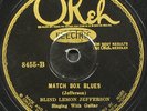 RARE PRE WAR BLUES   BLIND LEMON JEFFERSON   OKEH 8455
