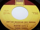 MARVIN GAYE & TAMMI TERRELL  TAMLA 45 AINT NO MOUNTAIN