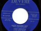 JIMMY SINGLETON Each Passing Day RARE Doo Wop DEVERE 45