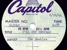 Beatles I'LL CRY INSTEAD / HAPPY TO DANCE ACETATE 45