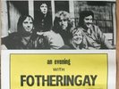 very rare FOTHERINGAY Sandy Denny concert poster 1971