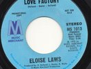 ELOISE LAWS, LOVE FACTORY. RARE ORIGINAL NORTHERN SOUL