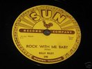 BILLY RILEY: ROCK WITH ME BABY  78 SUN 245 ROCKABILLY