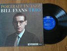 Portrait In Jazz Bill Evans Trio Riverside RLP 12-315