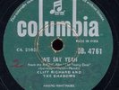CLIFF RICHARD - We Say Yeah - rare INDIA prs. 78 rpm