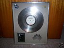 FRAMED CLIFF RICHARD ARIA PLATINUM ALBUM