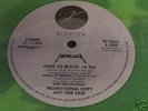 Metallica – Fade To Black 12” Promo EP Green Vinyl