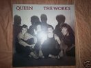 QUEEN SIGNED , THE WORKS VINYL LP , SIGNED BY ALL FOUR